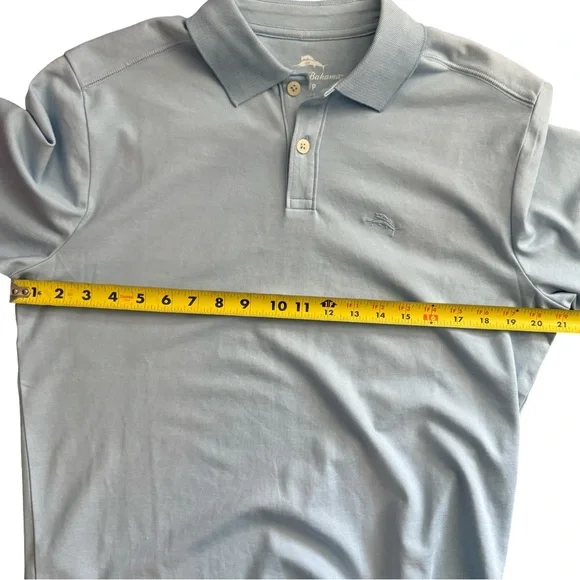 Tommy Bahama Light Blue Short Sleeve Polo Shirt Men’s Small S - Picture 4 of 7